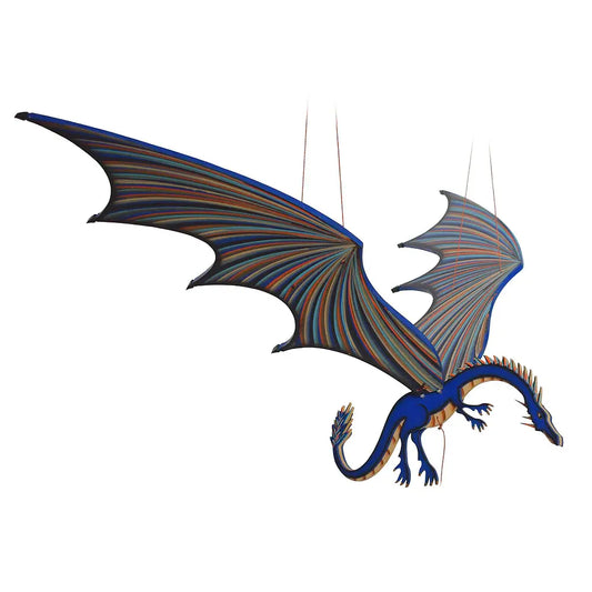 mobile - flying dragon - 32" xl by tulia's artisan gallery