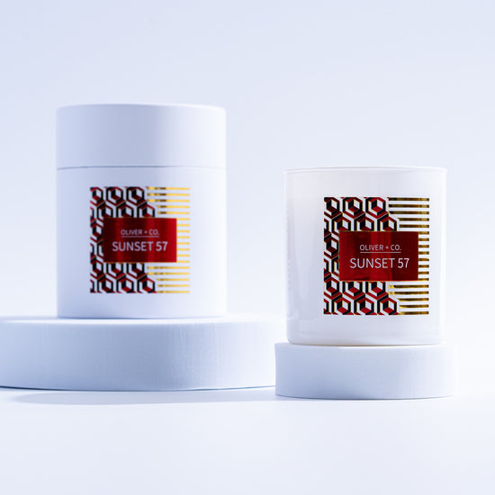 candle - sunset 57 by oliver fragrance co.