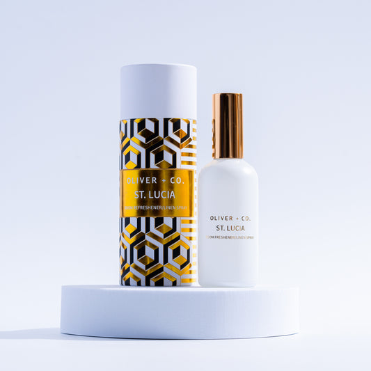 refresh spray - room+linen - st. lucia by oliver fragrance co.