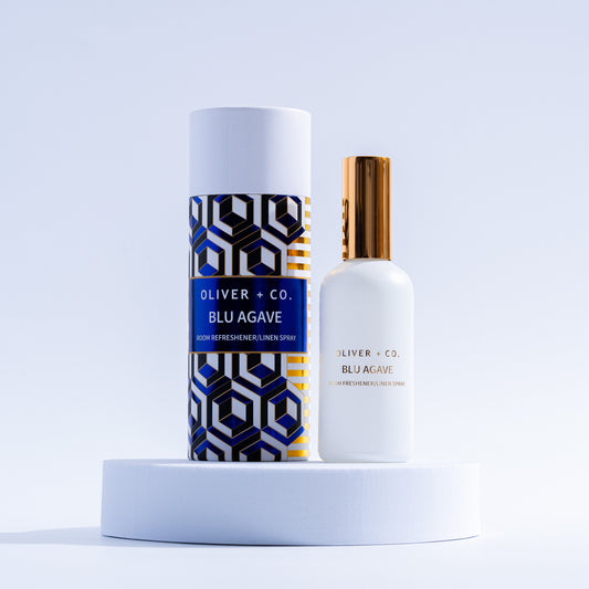 refresh spray - room + linen - blu agave by oliver fragrance co.