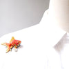 brooch pin - fantail goldfish by trovelore