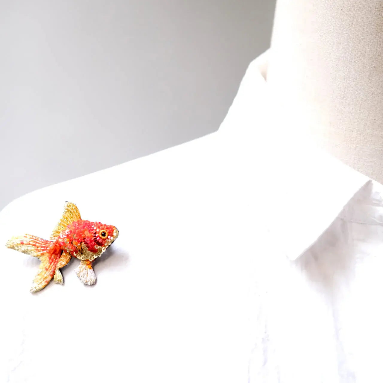brooch pin - fantail goldfish by trovelore