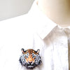 brooch pin - sumatra tiger by trovelore