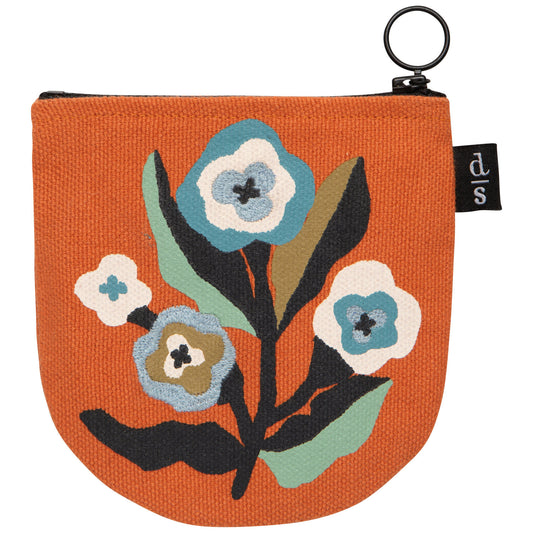 zipper pouch - half moon - dogwood by now designs