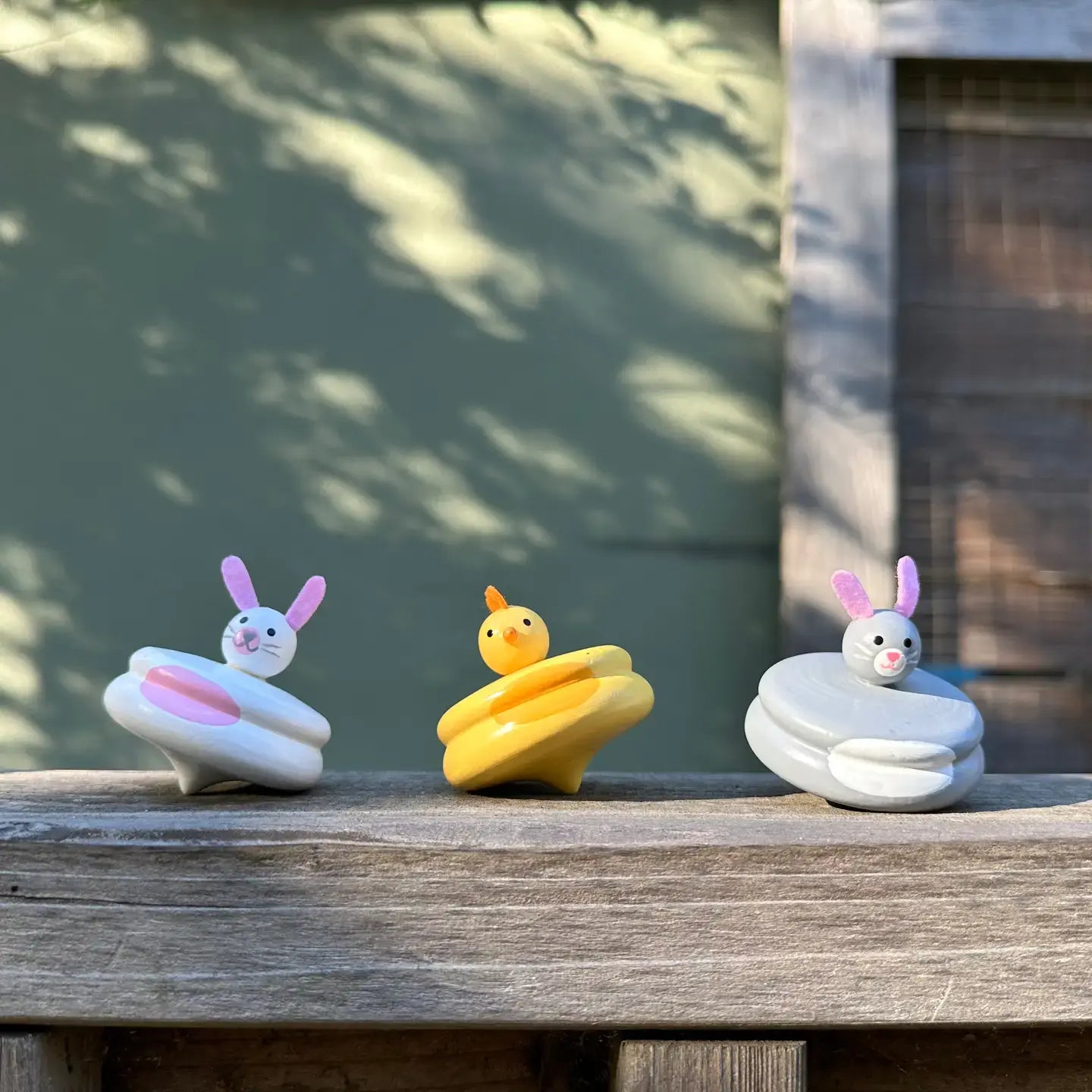 toy - spinner top - easter by jack rabbit creations