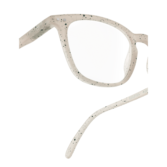 glasses readers - #e trapezoid - ceramic beige by izipizi