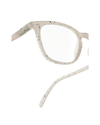 glasses readers - #e trapezoid - ceramic beige by izipizi