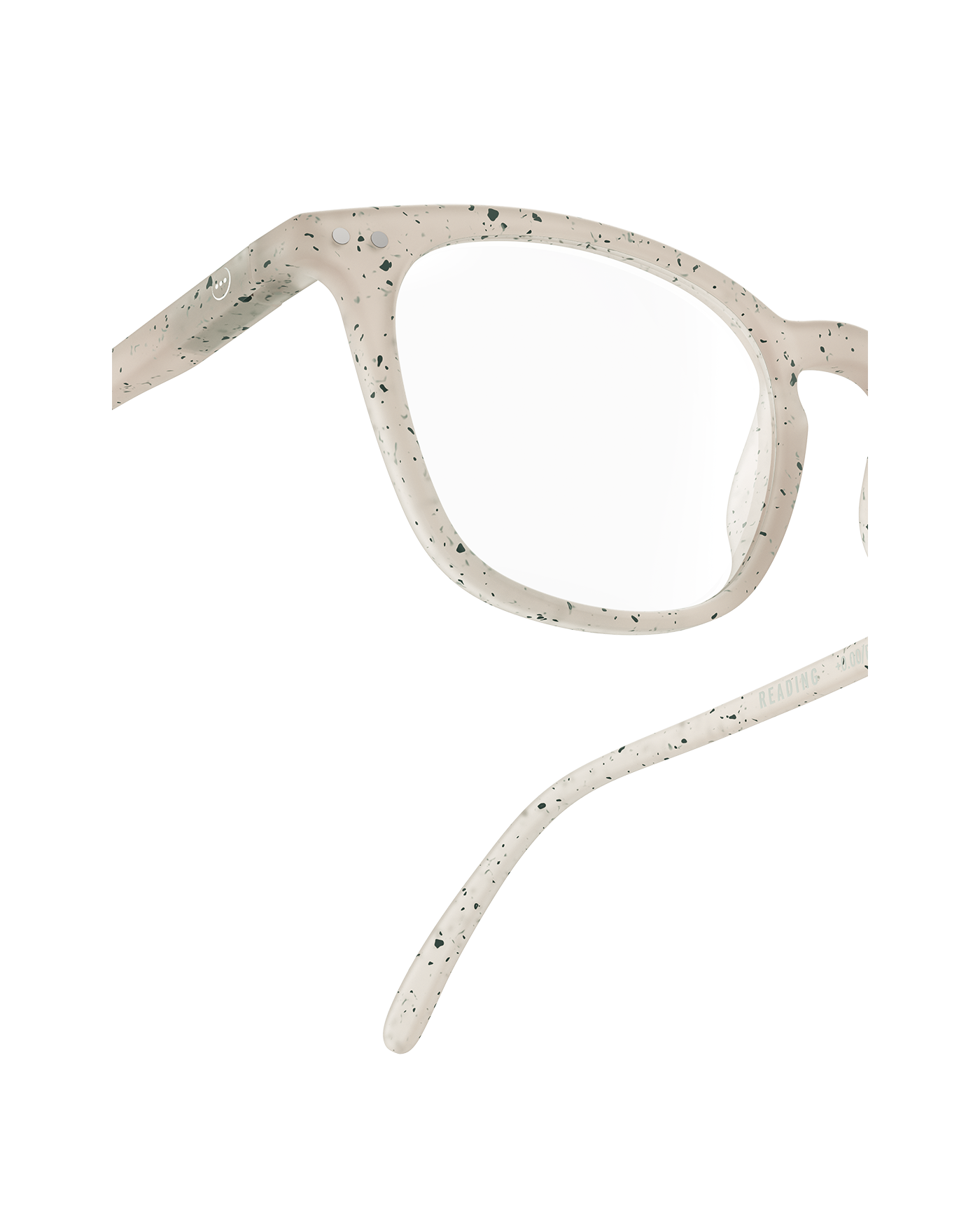 glasses readers - #e trapezoid - ceramic beige by izipizi