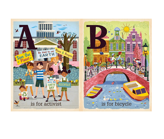 board book - babylit alphabet - e is for earth by gibbs smith