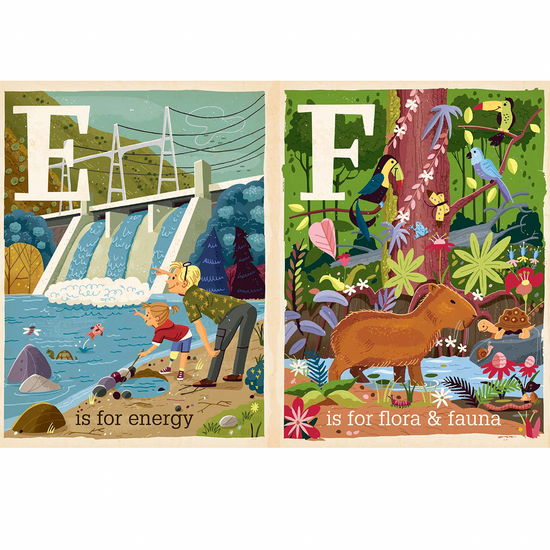 board book - babylit alphabet - e is for earth by gibbs smith