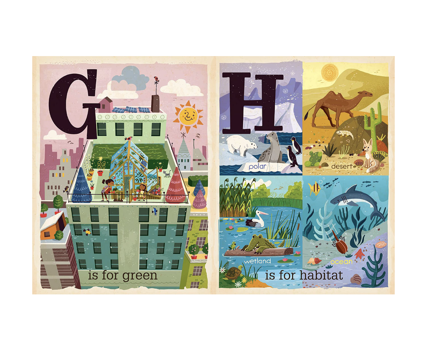 board book - babylit alphabet - e is for earth by gibbs smith