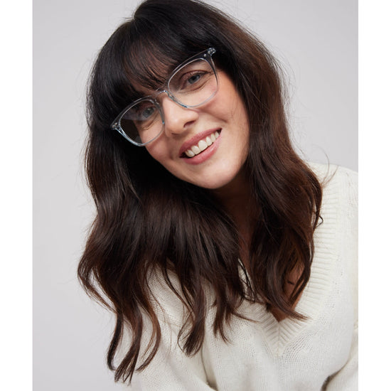 glasses readers - #e trapezoid - ceramic beige by izipizi