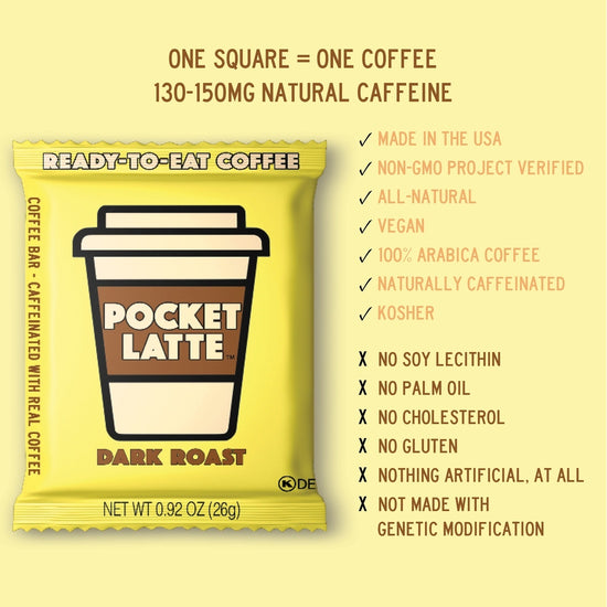 candy - chocolate bars - pocket latte by pocket's chocolates