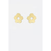 earrings - post - brass poppy by brass sand