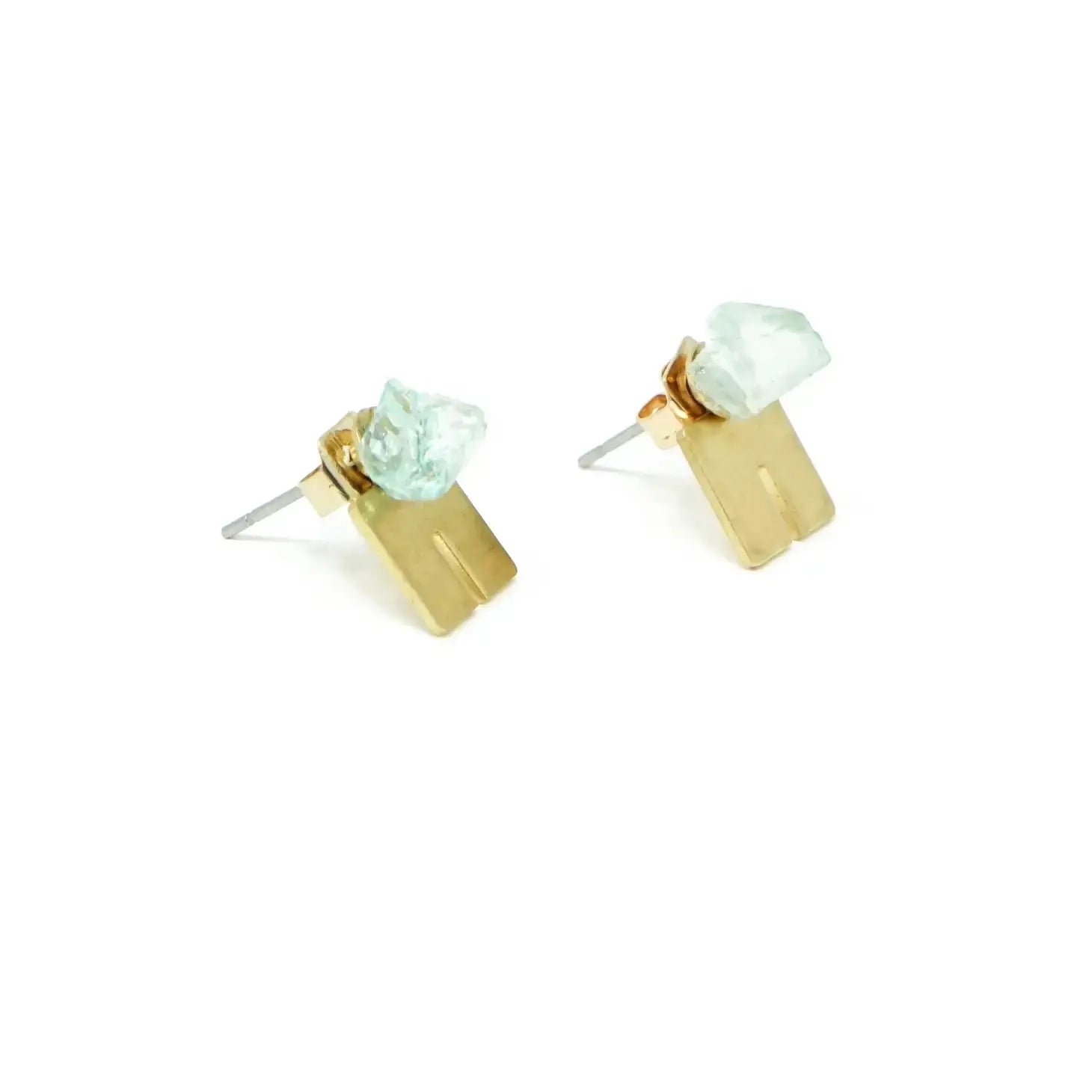 earrings - stud jackets - arch + aventurine by peter and june