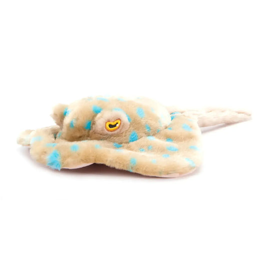 toy - animal plush - earth keeperz - stingray blue spotted by the petting zoo