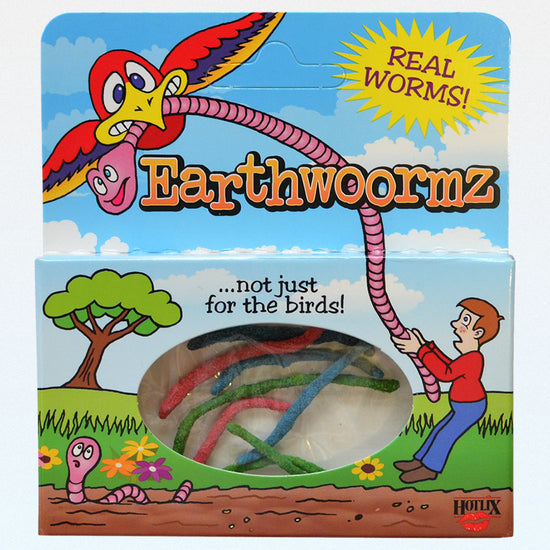 candy - "earthwoormz" - candy covered worms by redstone foods inc