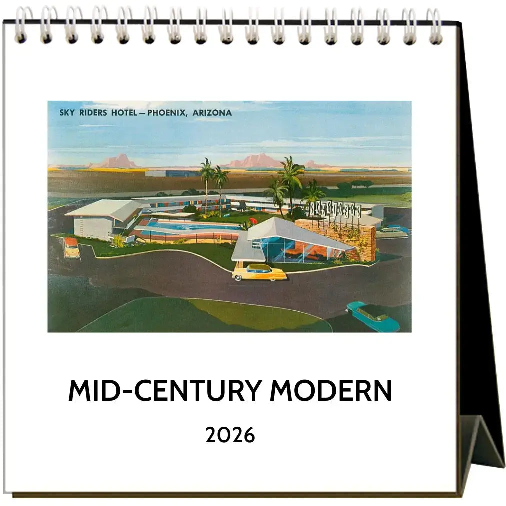 desk easel calendar - 2026 - found image by found image