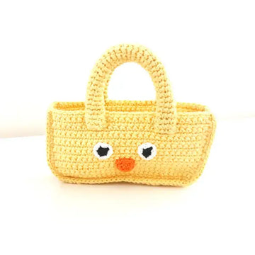 crochet basket - easter chick by pebble