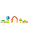 toy - eco-bricks - natural wood blocks by once kids