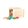 toy - eco-bricks - natural wood blocks by once kids