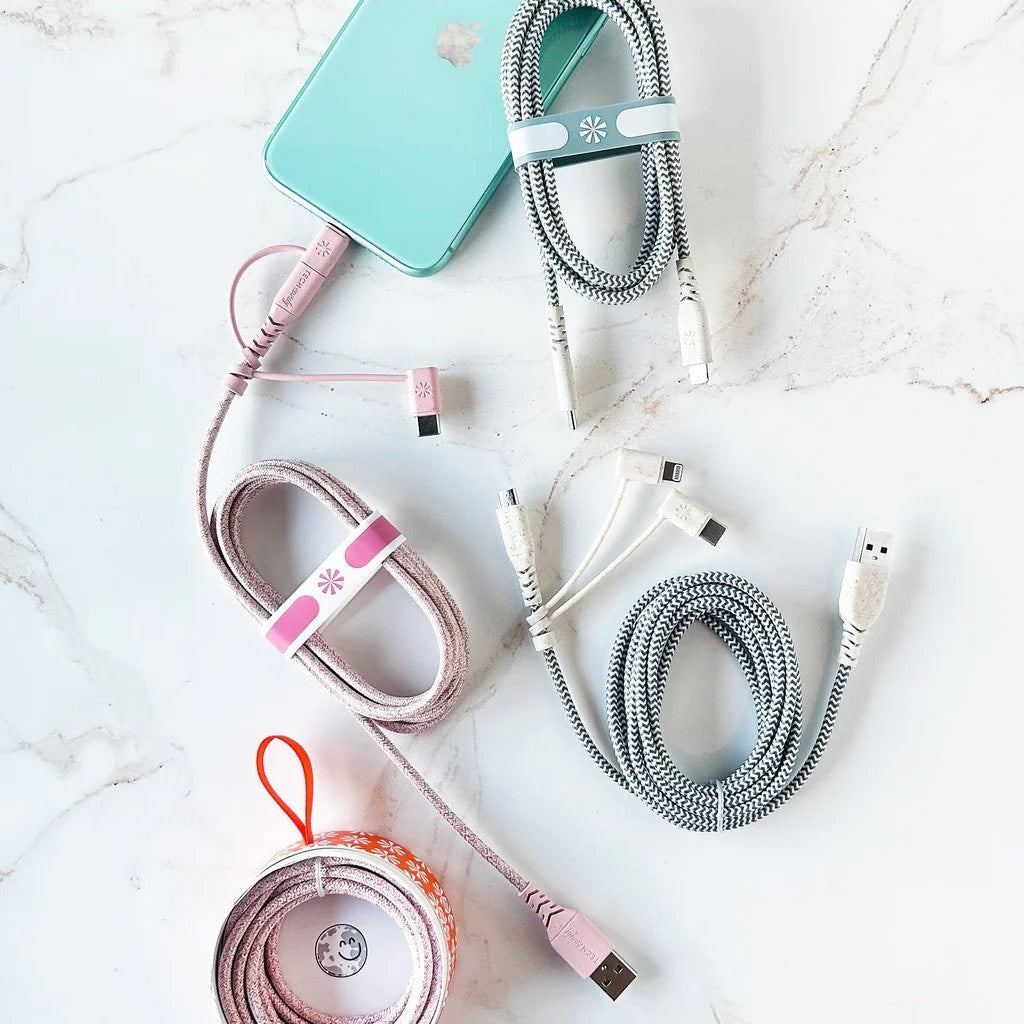 charge cable - eco long range™ - usb-c - natural by tech candy (e-accessories)