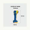 dog bone - natural rubber - medium by shreds + rerope