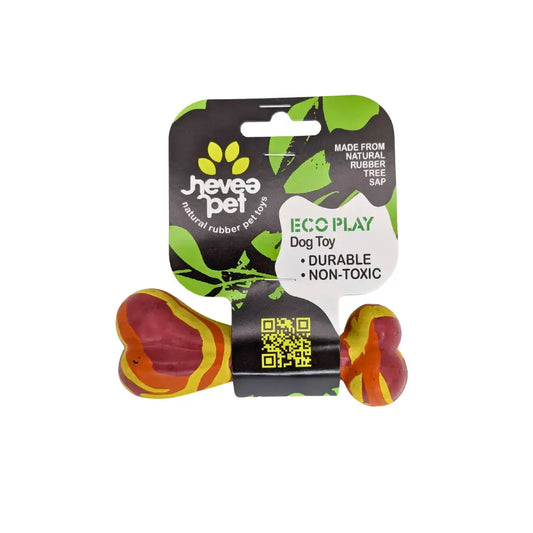 dog bone - natural rubber - medium by shreds + rerope