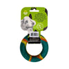 dog toy - ring - natural rubber - green - medium by shreds + rerope
