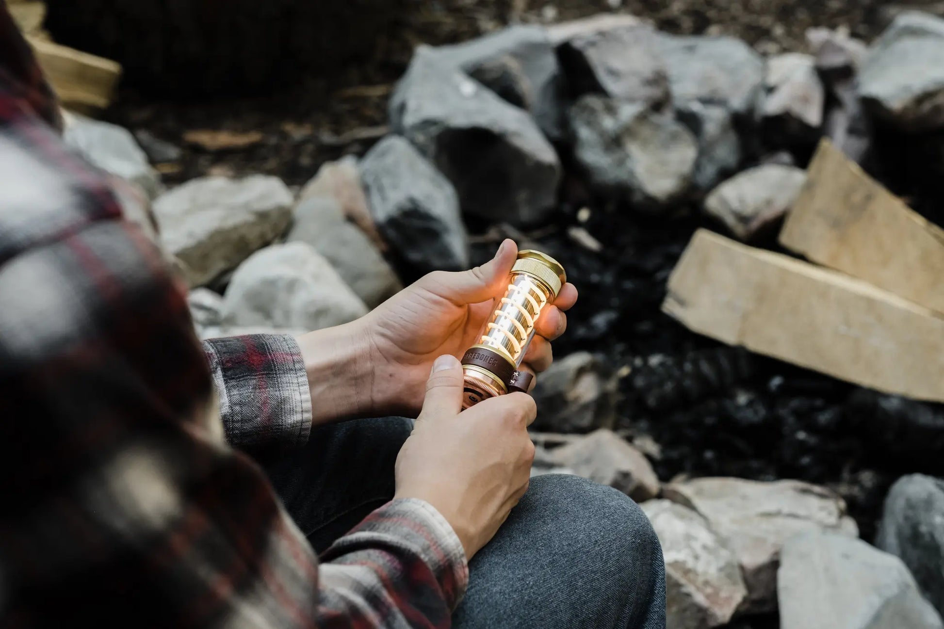 light stick - edison - bronze by barebones