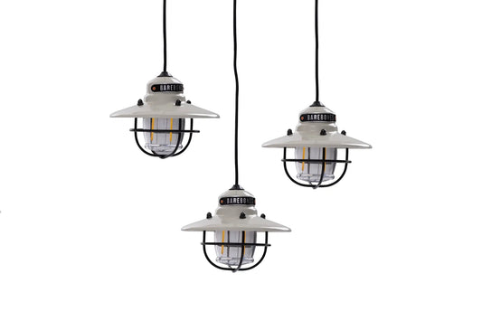 lights - edison string - vintage white - 3-pack by barebones
