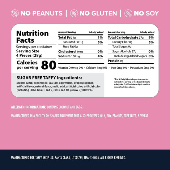 candy - taffy - sugar-free favorites by taffy shop