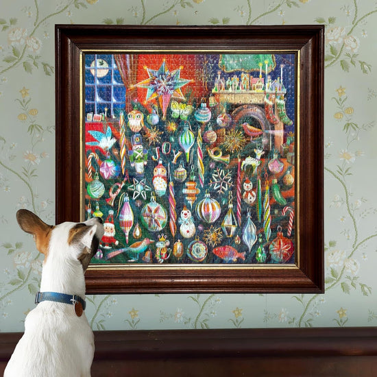 puzzle - 1000-piece - holiday ornaments by eeboo