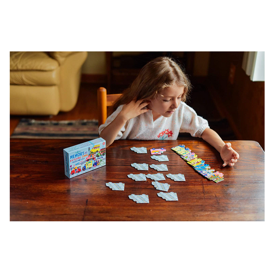 game - memory + matching - trucks & a bus by eeboo