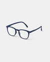 glasses readers - #e trapezoid - navy by izipizi