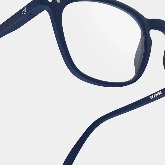 glasses readers - #e trapezoid - navy by izipizi
