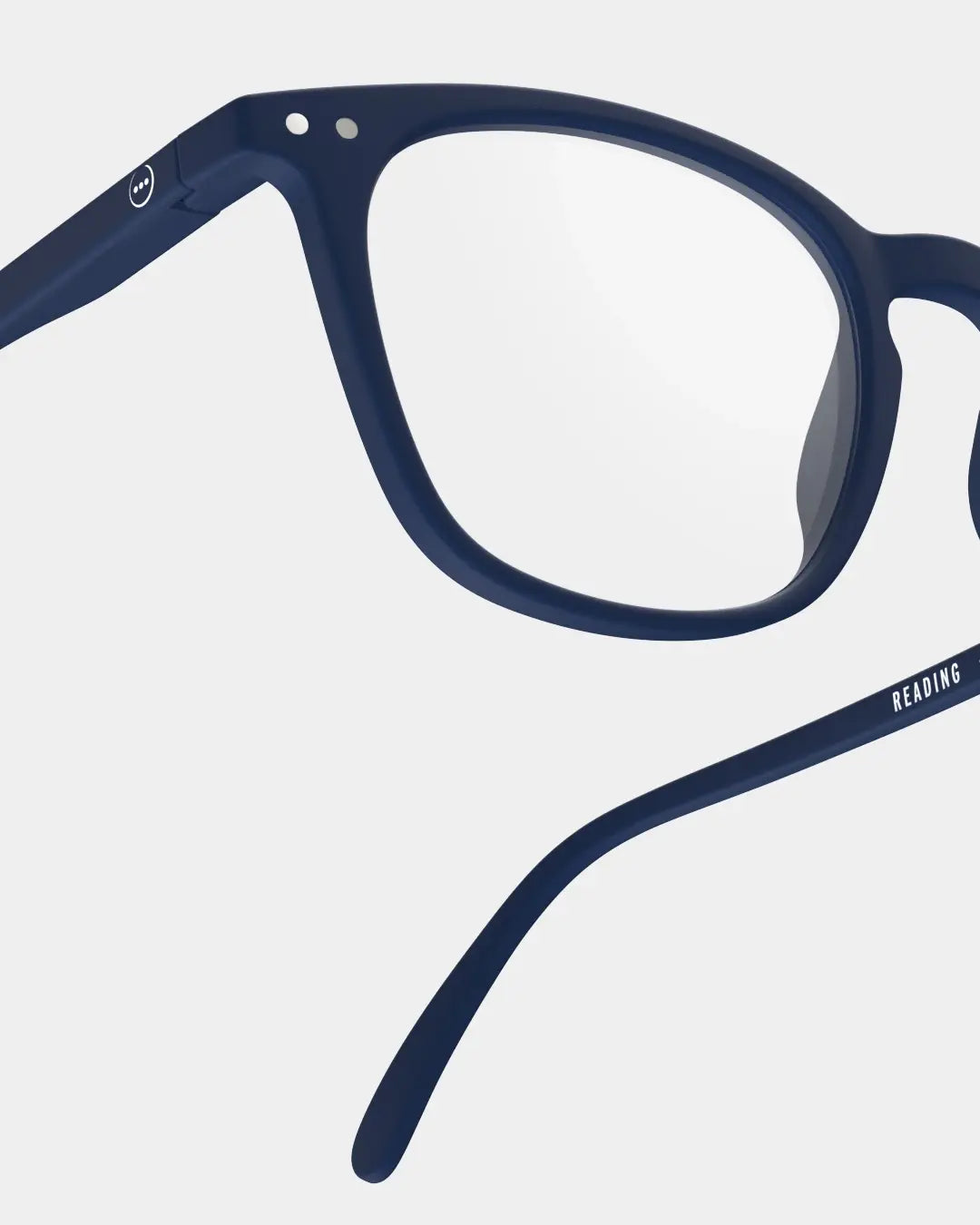 glasses readers - #e trapezoid - navy by izipizi