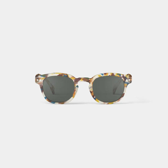 sunglasses readers - #c square - blue tortoise by izipizi