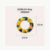 Dog Toy | Ring | Natural Rubber | Green | Medium