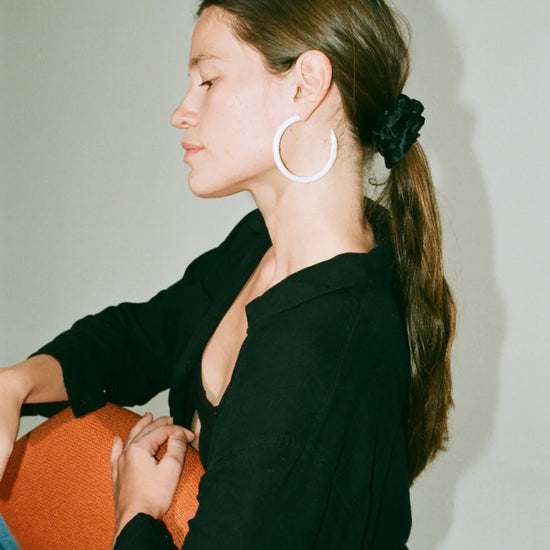 earrings - large hoop by binky and lulu