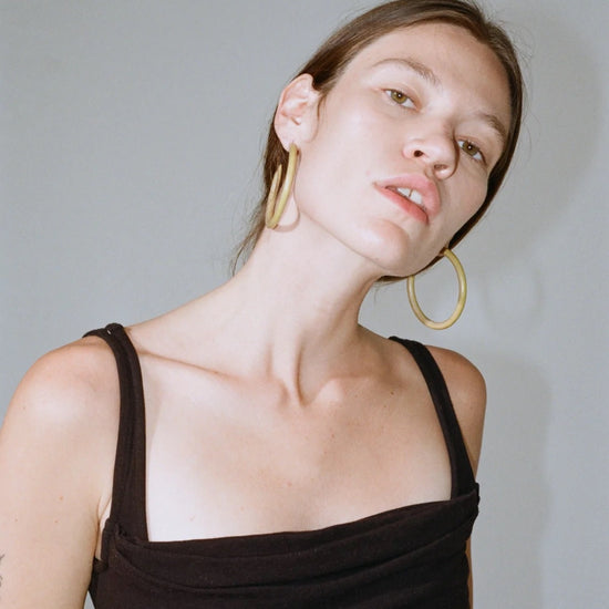 earrings - large hoop by binky and lulu