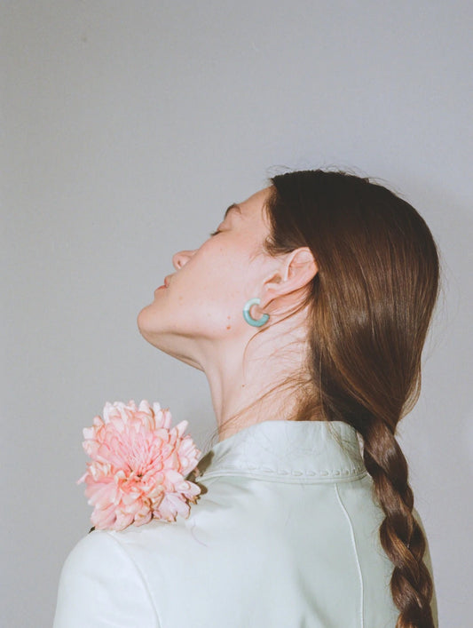 earrings - mini hoop - dip by binky and lulu