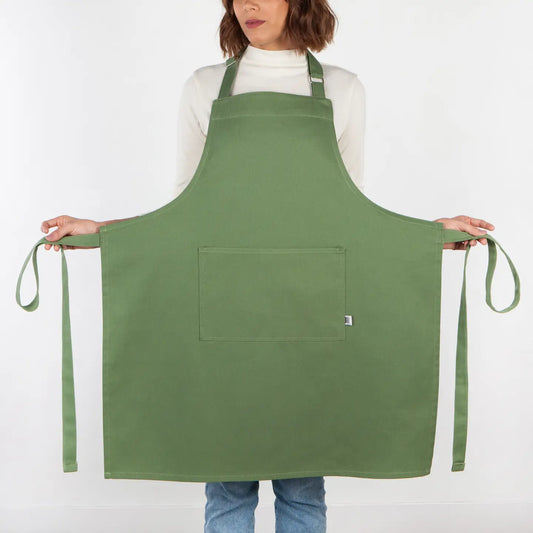 apron - chef - elm green by now designs