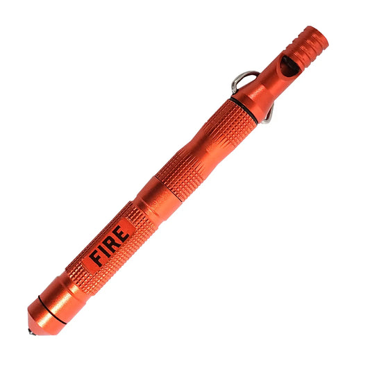 pocket tool - fire starter - whistle & glass breaker by lucky jack