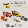 toy set - emergency helicopter & rescue cars - classic wooden by le toy van, inc.