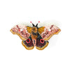 brooch pin - emperor mopane moth by trovelore