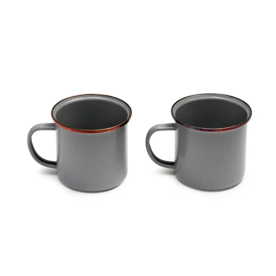 mug set - enamelware by barebones
