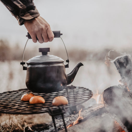 teapot - enamelware by barebones