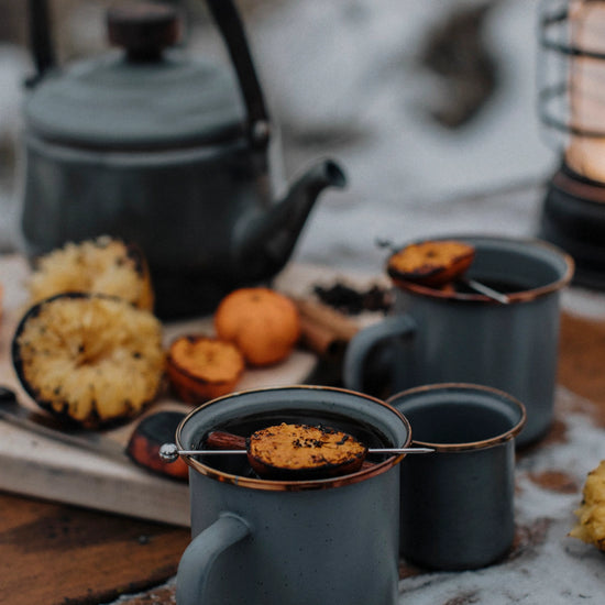 teapot - enamelware by barebones