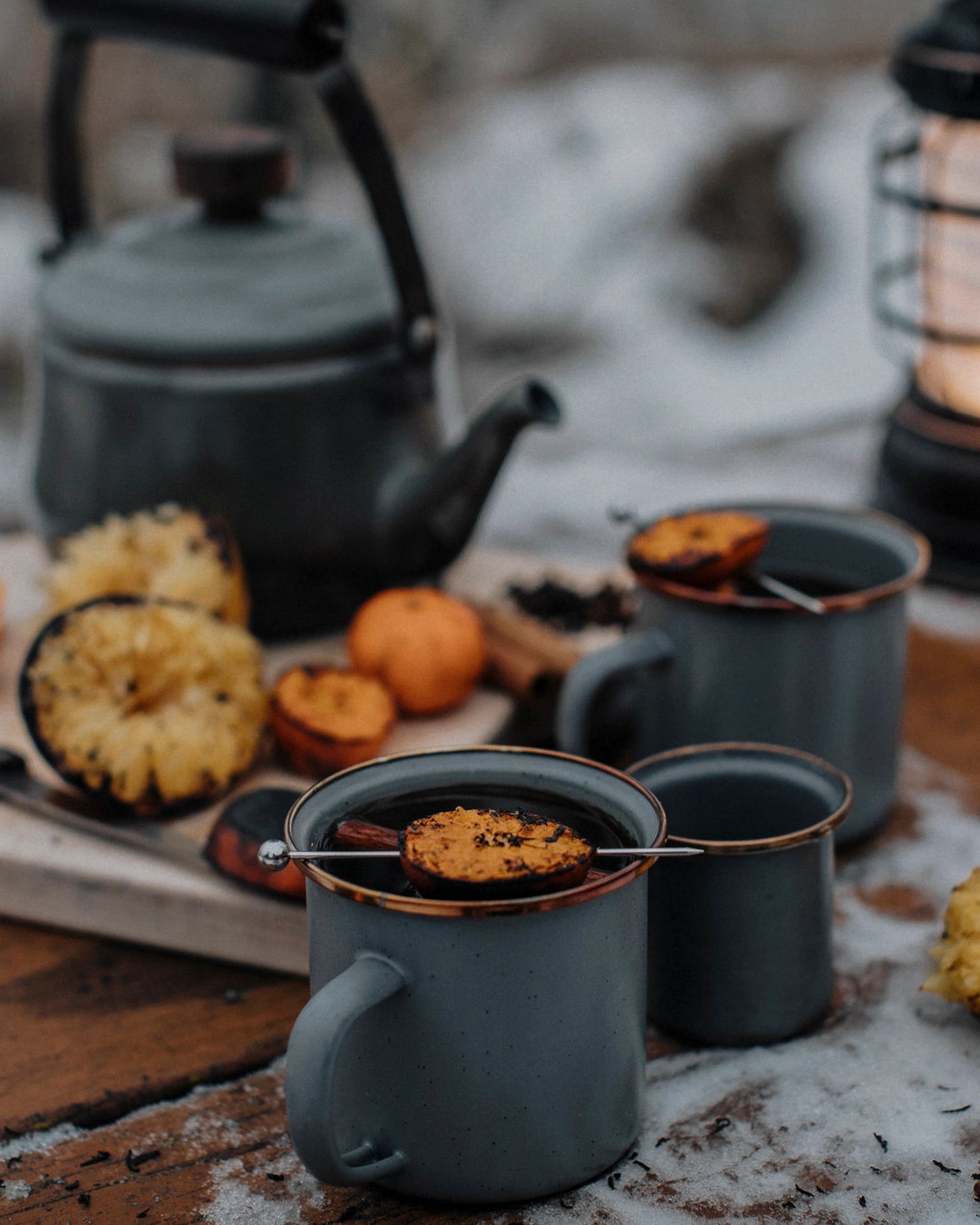teapot - enamelware by barebones
